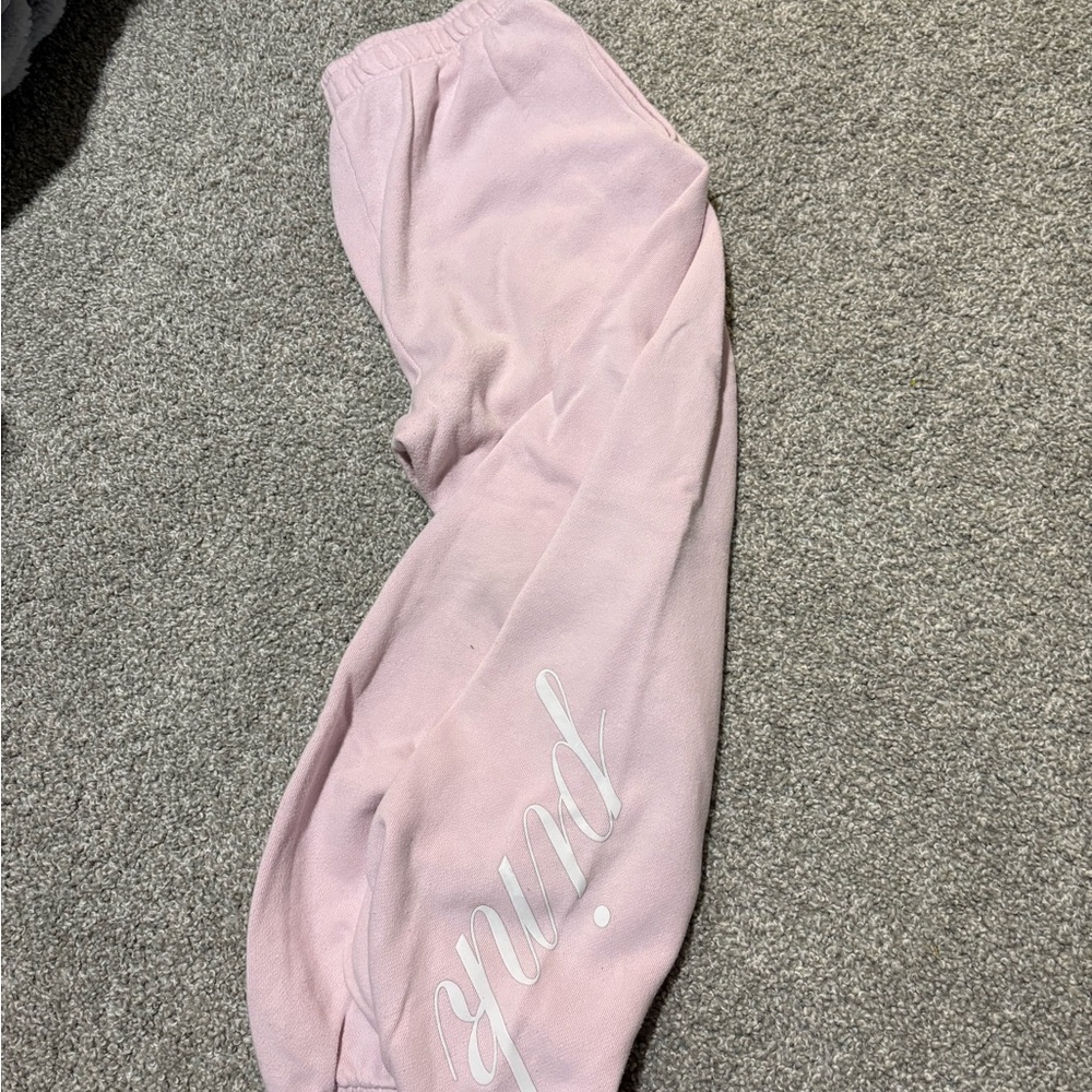 PINK Victoria's Secret Light Pink Joggers